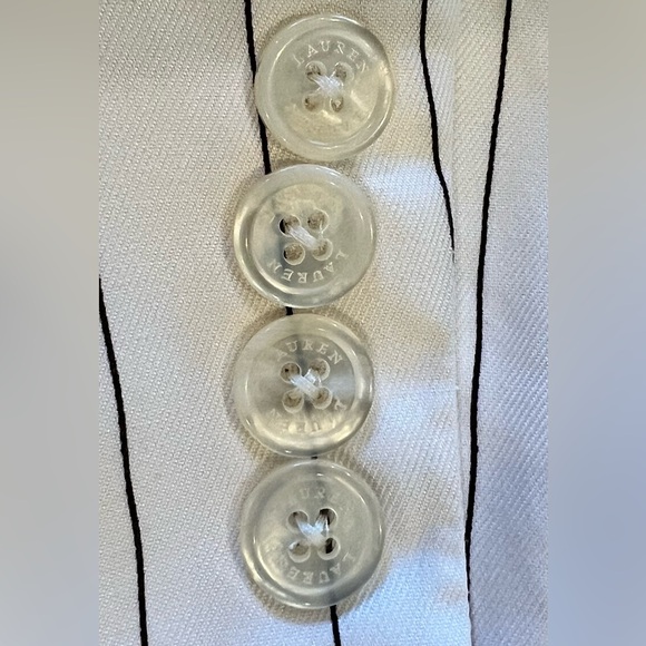 Ralph Lauren Silk Striped Suit Size 4 Old Money - Picture 3 of 16